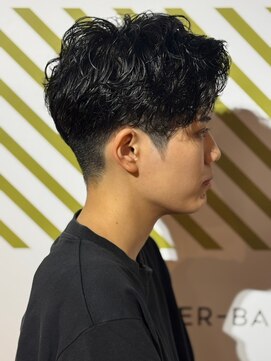 バーバーバー 四谷(BARBER-BAR) ビジネス爽やかシャドーパーマスタイル
