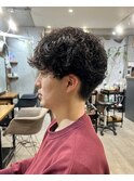 マッシュ/くせ毛風パーマ