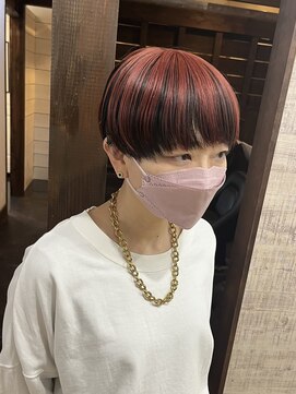 ララ(LALA) マッシュショートアウターカラー