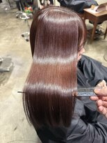 サロンドミルク 原宿(salon de MiLK)&nbsp;【原宿／表参道】髪質改善と艶カラー　ピンクバイオレット