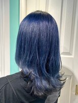 マティーナ ヘアー 池袋(Matina hair) 【ブルー×インナーカラーブラック】池袋美容室