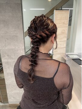 ハイル(KHAIR) 編みおろしアレンジ☆