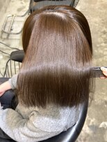 髪質改善縮毛矯正レイヤーカット顔周り前髪韓国ミニウルフ