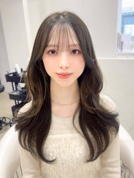 ノエシキカ(noe sikika) くびれヘア/アプリコットオレンジ/ハイライトカラー/栄a36