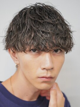 フィフスパーク(fifth PARK) 再現性高い波巻きスパイラルパーマ×刈り上げマッシュ