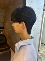 オム ブランシェ(HOMME BLANCHE’)&nbsp;【Natsuki】ダウンパーマ韓国風カット毛流れセンターパート