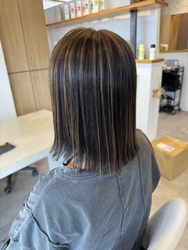 ローゼル(roselle) 白髪ぼかしハイライト