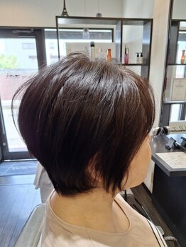 乾かすだけで決まる☆360°美シルエットの大人ショートはminkにおまかせ◎