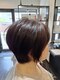 ヘアーズミンク ハグラザキ(Hairs mink Hagurazaki)の写真/乾かすだけで決まる☆360°美シルエットの大人ショートはminkにおまかせ◎