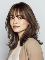 ダブル(W)&nbsp;艶髪/艶感/艶髪/透明感/レイヤーカット/顔まわりカット/10