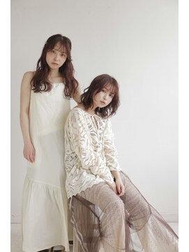 メルカ 天王寺(melca.) ぱっつんボブ/顔まわりカット/ブリーチなしダブルカラー