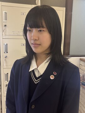 フレイムス ヘアアンドリラックス 南越谷店(Frames hair&relax) ひし形シルエット