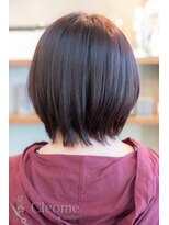 クレオメ 田町店(Cleome)&nbsp;レイヤーカット似合わせカットミディアムダークアッシュ艶髪暗髪