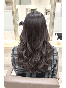 シュガー 仙台宮城野区(&Sugar) ツヤ感◎ラベンダーブラウン×髪質改善カラー