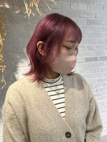 コル(col oodori) チェリーピンク/ブリーチ/韓国/レイヤー/顔周りカット