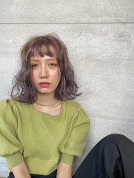 ヘアアンドアイラッシュ ココアンジェ くりえいと宗像店(Coco Ange) アンニュイ ボブ