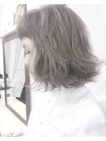 ヘアーアンドアトリエ マール(Hair&Atelier Marl) 【Marlアプリエ】ラベンダーベージュ×外ハネボブ
