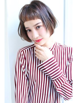 ロゼ 石橋(Rose) 【ROSE/石橋】ノットヘア・ミニマムボブ・オン眉ショート