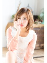 アンカラン(un Calin)&nbsp;大人可愛い無造作カール☆くびれセミディ