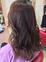 ヘアメイク エンデュー(hair make EnDeux) グレイカラー×バレイヤージュ