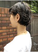 ゆるめショートパーマ【uiic rira stiyle】
