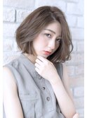 ふんわり大人ボブ