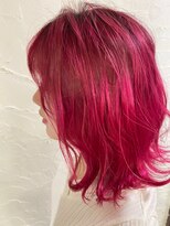 ヘアー リードレス(hair Re:dress) 大人可愛いピンクカラー×フェイスレイヤーレイヤー結べるボブ