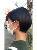 耳かけショートスタイル