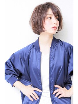 マーズ エナックヘアー(Mars enak hair) エナック ≪前髪あり≫大人かわいい小顔ショートカットボブ