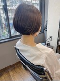 【乾かすだけでまとまる丸みボブ】