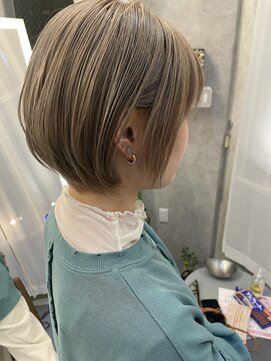 アトモスサニーテラス(Atmos sunny terrace) shortbob＊milktea