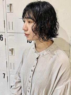 ミー(me.) ボブパーマ＋ニュアンスウェーブ