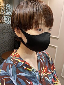 ジェムバイアルテフィーチェ(gem by artefice) メンズライク☆アースカラー#刈り上げマッシュショート