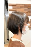 大人のまとまりショートボブ 出合
