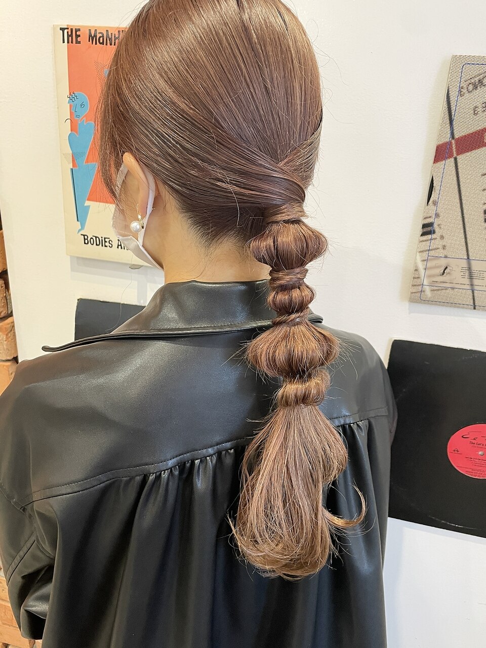 大人可愛い結婚式お呼ばれヘアアレンジタイトローポニー：L180968013