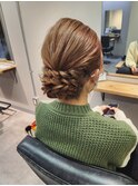 【シニヨン】自由が丘/自由が丘駅/ヘアセット/早朝