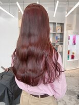 ゲーム 原宿店(GAME)&nbsp;レイヤーカット/ピンクブラウン/前髪/髪質改善/韓国