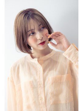 ブリング バイ スノードロップ 吉祥寺(BRING by Snowdrop) 黒髪/グレーベージュ/レイヤーロング/前髪パーマ/吉祥寺