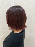 レッドハイライト×ボブ◎ 【haru】