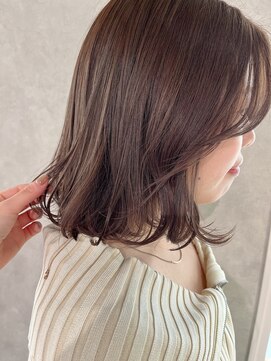 ハイプ(HYPE) 【Manae】春の柔らかベージュボブ