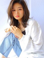 ソヨン 有田川店(SOYON)&nbsp;ショコラグレージュ デザインカラー かきあげヘア