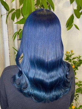 アン ブリーチ 大宮駅東口店(UN BLEACH) 【ブリーチカラー♪♪】ネイビーブルーカラー♪♪