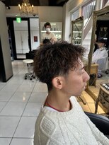 アイズ 海老名(AIZU)&nbsp;ツイストスパイラルパーマ　メンズサロン　メンズパーマ　理容室