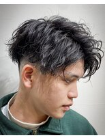 ルースト 京都駅前店(ROOST)&nbsp;ツイストスパイラルパーマ　フェードスタイル