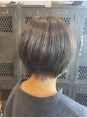 ショートボブ襟足スッキリ大人キレイショートボブ20代30代40代