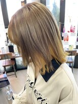 ヘア ルミナス バイ フォルテ(HAIR LUMINAS by FORTE) 韓国風/インナーカラー/イエロー/個性派