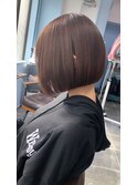 丸み平行ボブ【梅田】