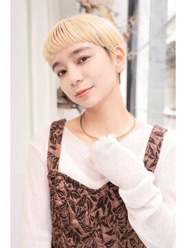 エムスラッシュ 新百合ヶ丘(M.SLASH) ハイトーンカラー/メンズライク/ぱっつん前髪/小顔/新百合ヶ丘