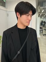 トレヘアー 京都 烏丸(tRe hair)&nbsp;韓国風センターパート / MEN'S HAIR / メンズカット