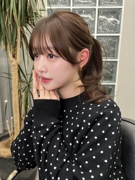 リッカ(LICCA) 【MISAKI】結んでも可愛い顔周りカット/ショコラブラウン